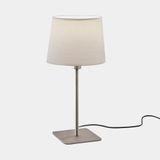 Table lamp Metrica E27 60W Satin nickel