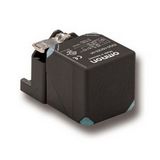 Long distance square inductive proximity sensor, 20 mm, shielded, NPN,