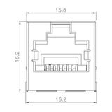 PCB plug-in connector data, THT solder connection, 1.27 mm, Number of 