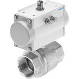 VZBM-A-3/8"-RP-40-D-2-B2-PB20 Ball valve actuator unit