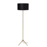 Lucide TONDO - Floor lamp - Ø 40 cm - 1xE27 - Matt Gold / Brass