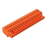 1-conductor female connector CAGE CLAMP® 2.5 mm² orange