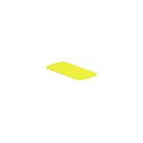 Device marking, halogen-free, Self-adhesive, 18 mm, Polyester, yellow