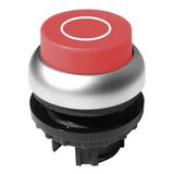 Push-button extended, `0ï, spring-return, red