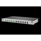 OpDAT slide patch panel splice 6xLC-D APC OS2