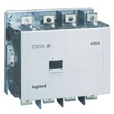 4-pole contactors CTX³ - with auxiliary contact - 420/330 A - 100-240 V~/=