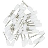 Ferrules Starfix - simples individuals - cross section 0.5 mm² - white