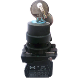 Plastic pushbutton switch FP CKL bl 1NO (2 position with fixation) 0-1 IP40