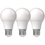 LED SMD Bulb - Classic A60 E27 13W 1521lm 2700K Opal 180°  - 3-pack