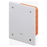 MODULAR JUNCTION AND CONNECTION BOX - FLUSH-MOUNTING - WATERTIGHT - DIMENSIONS 138X169X70 - SHOCKPROOF LID - IP55 - GREY RAL7035