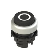 Black protruding impulse button with gear E2 1PU2S129L1