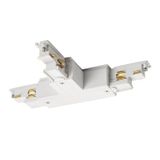 S-TRACK DALI L-connector right-hand earth electrode, white