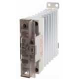 Solid state relay, 1 phase, 15A 100-240 VAC, with heat sink, DIN rail