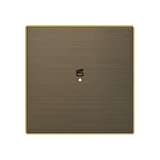 SRS-1-85OE Cover plate - free@home / KNX 1-gang sensors - Scene - Antique Gold for Switch/push button Central cover plate Gold - Sky Niessen