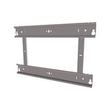 Replacement mounting rail frame for flush-mounting (hollow-wall) compact distribution boards