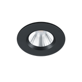 Zenia H2O LED recessed spotlight 8,5 cm matt black
