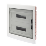 DISTRIBUTION BOARD - PANEL WITH WINDOW AND EXTRACTABLE FRAME - SMOKED DOOR - TERMINAL BLOCK N 2X[(3X16)+(17X10)] E 2X[(3X16)+(17X10)]-(18X2) 36M-IP40