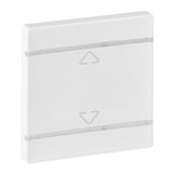 Cover plate Valena Life - Up/Down symbol - 2 modules - white