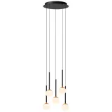 Lucide CALINA - Hanging lamp - Ø 42 cm - LED Dimm.K/2700K - Black