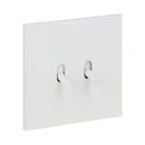 Art d'Arnould universe Epure double two-way switch or switch - satin white