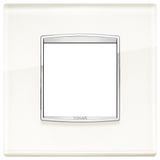 Classic plate 2MBS Glass white ice