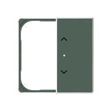 SRB-2-85CM Cover F@H SKY 2C.Shutter for Venetian blind Two-part button Green - Sky Niessen