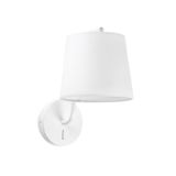 BERNI WHITE WALL LAMP 1X E27 20W