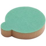 Foam pad one side adhesive D=90mm d=20mm w. pull-off tab