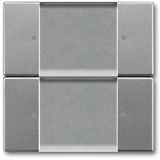 6736-803 CoverPlates (partly incl. Insert) Remote control grey metallic