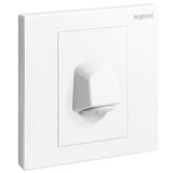 Galion - 1 gang cable outlet - 20A - White