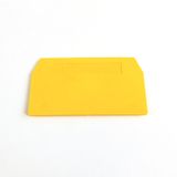 Terminal Block, End Barrier, Yellow, for 1492-L6, LG6