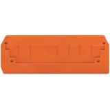 End and intermediate plate 2.5 mm thick orange