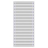 Multi-module distribution board 4M-45K, H:2130 W:980 D:200mm