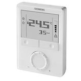 RDG165KN - Room thermostat with KNX communications and built-in humidity sensor and humidity control, AC 24 V, for fan coil units and universal