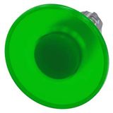 Illuminated mushroom pushbutton, 22 mm, round, metal, shiny, green, 60 mm, latching, pull-to-unlatch  3SU1051-1CA40-0AA0-Z Y10