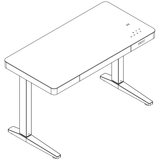 Height Adjustable Desk's Modesty Panel THORGEON