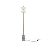 Modern Kyoto Floor lamp Gold and grey