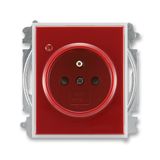 5599E-A02357 10 Socket outlet with earthing pin, shuttered, with surge protection