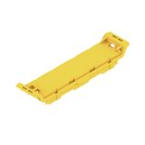 Cover, IP20 in installed state, Plastic, Traffic yellow, Width: 22.5 m
