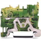 1-conductor/1-pin ground carrier terminal block