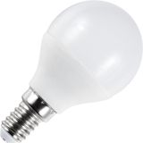 LED E14 Ball G45x80 100-240V 400Lm 5W 827 220° AC/DC Opal Non-Dim