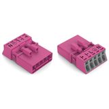 Plug 5-pole Cod. B pink