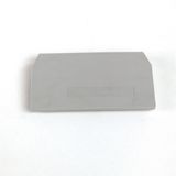 Terminal Block, End Barrier, Gray, for 1492-L10