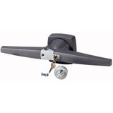 Toggle, 14mm, door installation, gray, cylinder lock