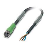 SAC-3P- 3,0-PVC/M 8FS - Sensor/actuator cable