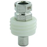 Screw-in earthing insert size E33 with thread M10 insulated