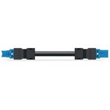 pre-assembled interconnecting cable Eca Socket/plug blue