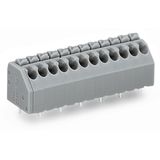 PCB terminal block push-button 1.5 mm² gray