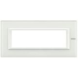 AXOLUTE - COVER PLATE 6P WHITE GLASS