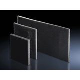 Filter mat for cooling units, air/air heat exchangers and chillers